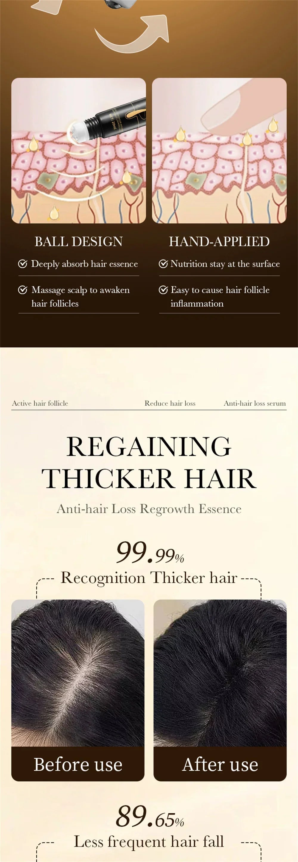 Biotin Fast Hair Growth Oil Products Care Scalp Massage Treatments Anti Hair Loss Effective Grow Thicker Hair Serum for Men