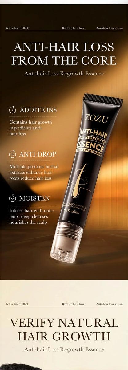 Biotin Fast Hair Growth Oil Products Care Scalp Massage Treatments Anti Hair Loss Effective Grow Thicker Hair Serum for Men