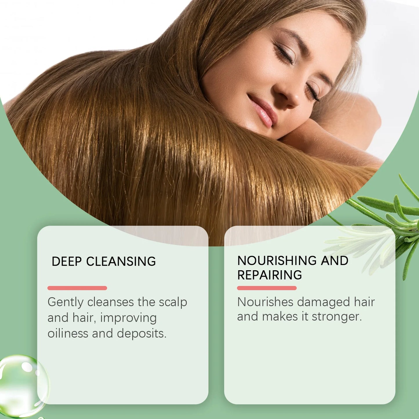 Organic Batana Oil Shampoo Soothing Scalp Intense Repair Batana Nourishing Shampoo with Rosemary Extract for All Hair Types